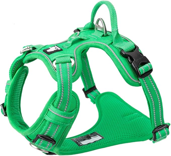Truelove Dog Harness No Pull Nylon Reflective Pet Harness Adjustable Comfortable Control Step-in Brilliant Colors TLH56512