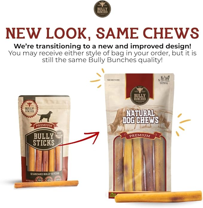 Bully Bunches Medium Authentic Yak Cheese Himalayan Chews for Medium & Small Dogs - All Natural Dog Treat Dental Chews, Made with Real Yak Milk - Lactose & Rawhide Free (6 Pk)