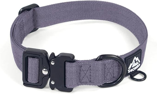 Dog Collar for Large Dogs - Adjustable, Chew Proof Nylon Collar with Metal Quick Release Buckle and D-Ring for Dog Tags (Montana Moonrise, XS(0.5''Width, Fit 8''-11''))