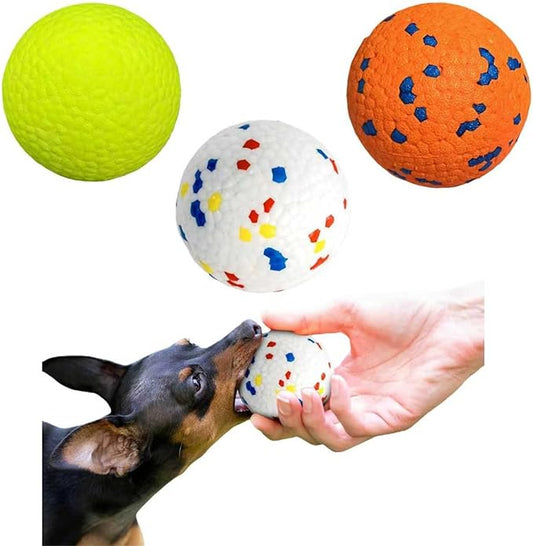 Indestructible Dog Chew Toy for Aggressive Chewers,Ball for Pit Bull,Soft Balls for Dogs Interactive Dog Ball,Durable ETPU Toy for Large Medium Small Dogs