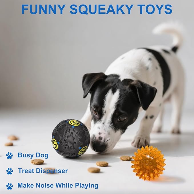 Dog Toys 15 Pack for Teeth Cleaning and Fun, Puppy Teething Chew Toys Interactive Rope Squeaky Treat Balls & Rubber Tous Bulk– Variety Dog Gifts Set Reduce Anxiety & Save Furniture
