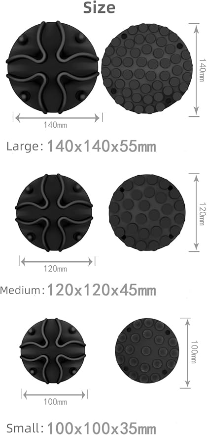 Silicone Slow Feeder for Dog Cat Puppy Pet with Strong Suction Cups for Dog Bowls (Medium, Gray)