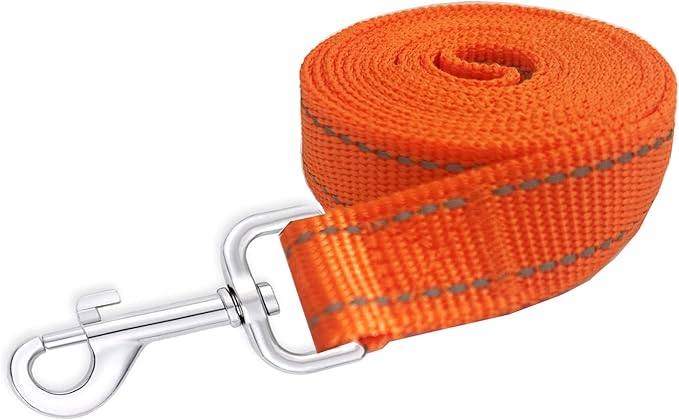Reflective Dog Leash 4Ft /6 Feet Long, 3/4 Inch Wide, for Small and Medium Dogs