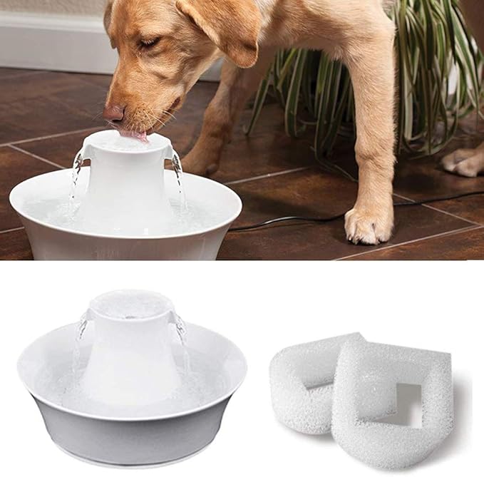 Camessy Qzbhct Foam Pre Filter fit for Drinkwell Stainless Steel 360 Lotus Avalon for Pagoda pet Dog and Cat Water Fountains (12 Pack)