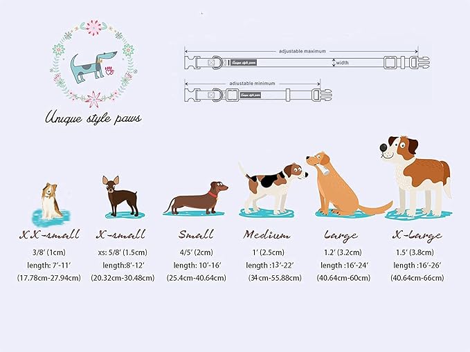 Unique style paws Valentine's Dog Collar Metal Buckle Puppy Collar XO Red Lips for Small Medium Large Boys Girls Dogs Wedding