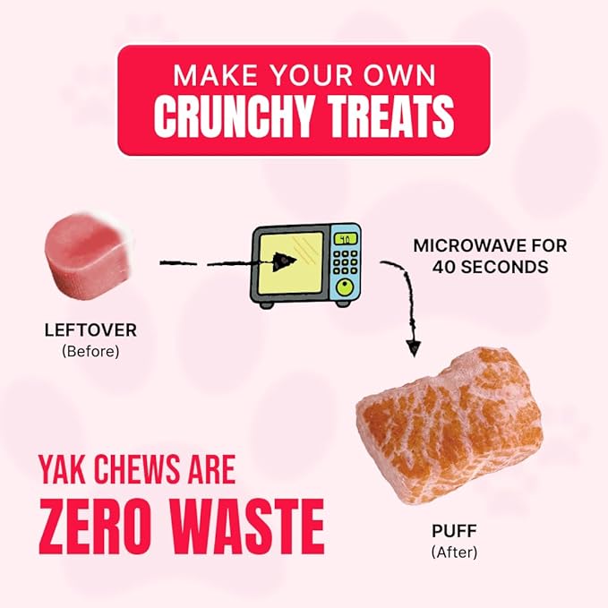 Tibetan Yak Cheese Dog Chew Sticks (2 XL Chews) Strawberry Flavored - Natural, Handmade, Long-Lasting, Easy to Digest, Ideal for Extra Large Dogs and Aggressive Chewers, Rawhide, Grain and Gluten Free