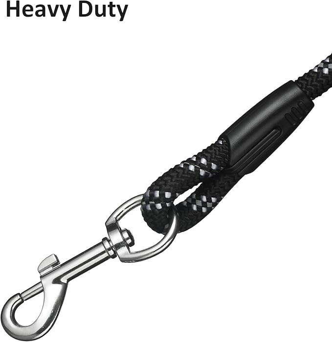 Long Dog Leash for Large Dogs - 16FT/50FT Reflective Rope, Heavy Duty for Training, Walking, Camping