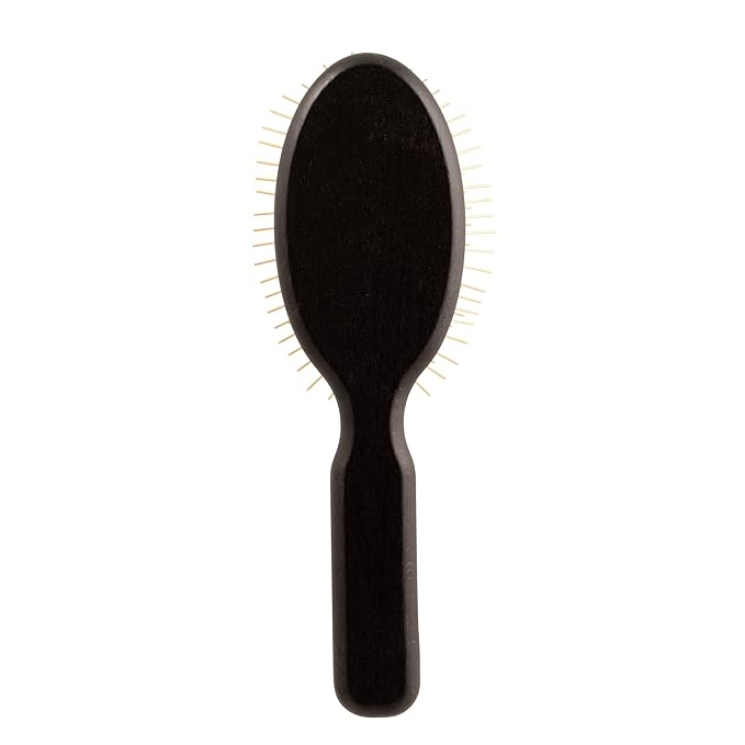 Chris Christensen 35mm Pin Dog Brush, Gold Series, Groom Like a Professional, 30% More Gold-Plated Stainless Steel Pins, Perfect for Fragile Coats, Ground and Polished Tips, Made in Germany