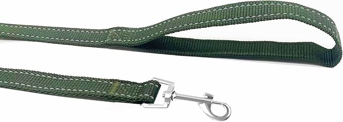 Nylon Training Dog Leash for Small Medium Dogs, 15ft 20ft 30ft 50ft 100ft Reflective Long Leash Dog/Puppy Lead for Obedience Recall Training, Camping