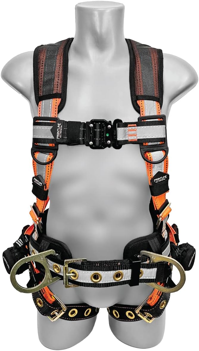 FRONTLINE FALL PROTECTION Harnesses + D-Ring+ Multiple Styles + OSHA and ANSI compliant