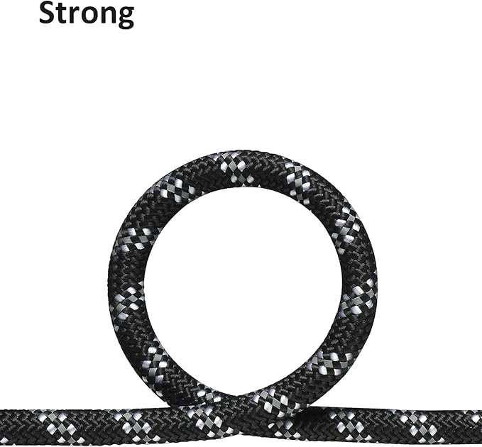 2 Pack Orange&Black 20FT Long Dog Leashes,Heavy Duty Dog Tie Out Leads for Large Medium Small Dogs Outside Walking, Playing, Camping, or Yard