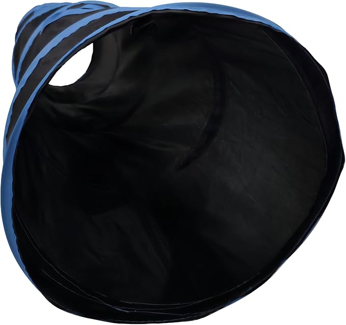 Cat Tunnel for Indoor Cats Interactive, Rabbit Tunnel Toys, Pet Toys Play Tunnels for Cats Kittens Rabbits Puppies Crinkle Pop Up Black 45"
