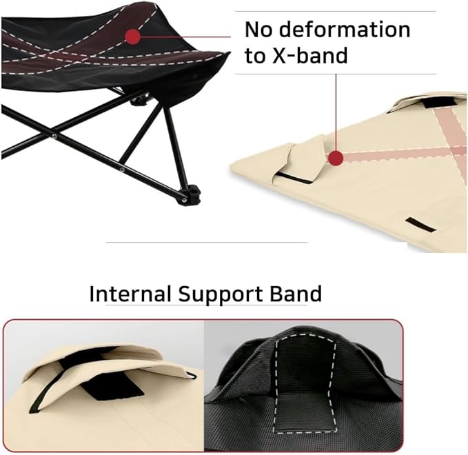 Two Heights in One, Dog Bed Cot for Pet, Waterproof Mesh, Adjustable Height, Indoor/Outdoor (Khaki Brown, Medium)