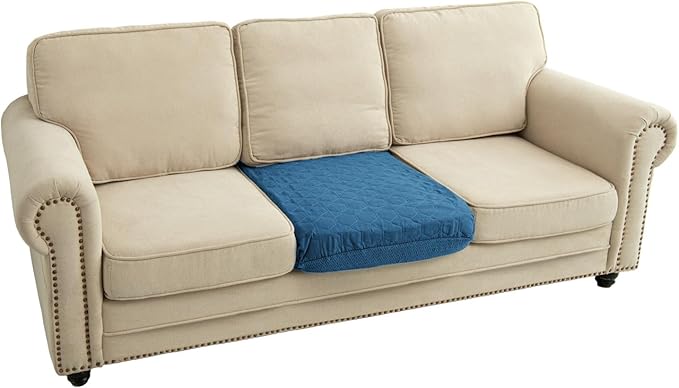 Nanbowang Waterproof Dog Bed Cover - Washable, Quilted Pet Pillow Replacement - Easy to Remove Hair - Lovely Puppy Cover for Dog/Cat 44x54x6