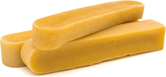 Bully Bunches Small Authentic Yak Cheese Himalayan Chews for Small Dogs & Puppies - All Natural Dog Treat Dental Chews, Made with Real Yak Milk for Teething - Lactose & Rawhide Free (3 Pk)