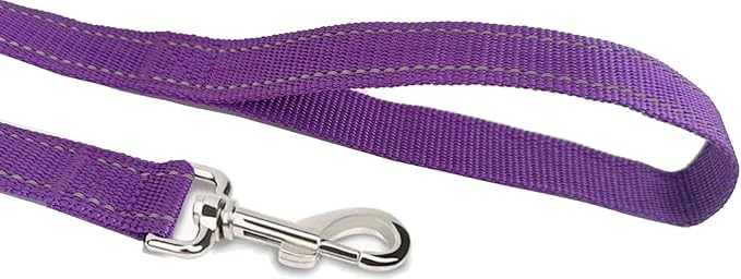 Reflective Dog Leash 7Ft /8 Feet Long, 1 Inch Wide, for Small and Medium Dogs
