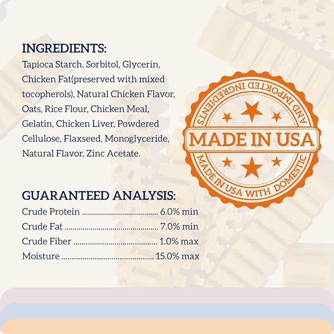 Groovies Flexible, Yet Moderately Tough Daily Dog Dental Chews. Powered by USA-Patented DentalFit Technology. No Added Gluten, No Artificial Flavors or Colors. Original 6oz XLarge (4Chews)