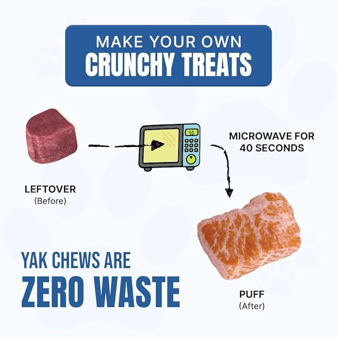 Tibetan Dog Chew Yak Cheese Sticks (3 Large Chews) Blueberry Flavored - Handmade Treats for Large Dogs, Long-Lasting, Easy to Digest, Grain-Free, Gluten-Free, for Aggressive Chewers