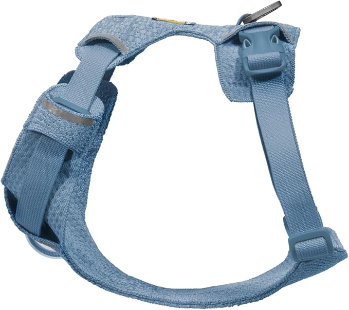 Ruffwear, Front Range Flex Dog Harness, Engineered Knit Construction for Ultimate Fit and Mobility, Lightweight Flexible Everyday Harness with Dual Leash Clips, Polar Blue, Small