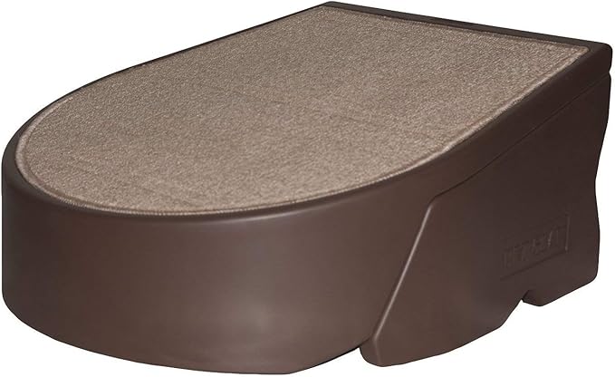 Pet Gear Stramp Stair and Ramp Combination for Dogs/Cats, Easy Step, Lightweight/Portable, Sturdy, Easy Assembly (No Tools Required), Chocolate