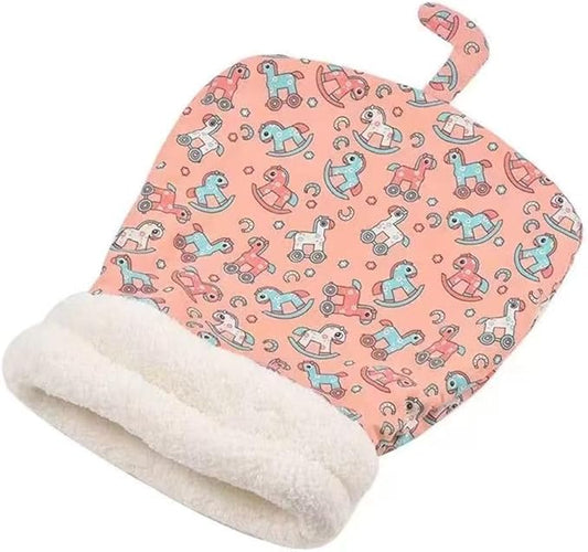 Soft & Safe Cat Tunnel Sleep Bag Bed Cozy Hideway for Kitty's Comfort (Pink, Large)