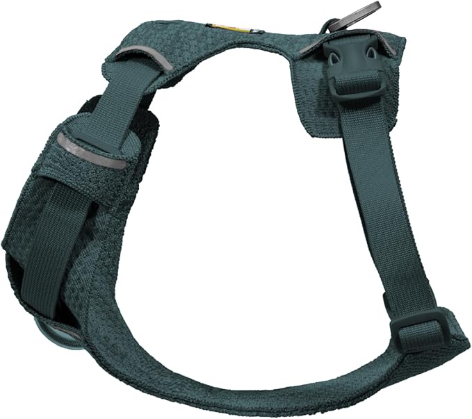 Ruffwear, Front Range Flex Dog Harness, Engineered Knit Construction for Ultimate Fit and Mobility, Lightweight Flexible Everyday Harness with Dual Leash Clips, Deep Teal, XX-Small