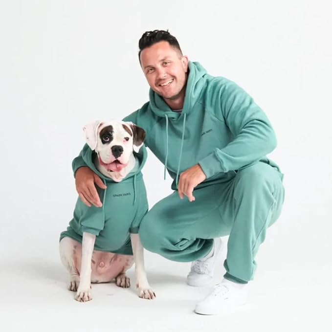 Spark Paws Human Hoodie - Premium Quality, Buttery Soft, Superior Comfort and Fit, Calming Fleece Interior, Suitable for All Styles - Teal - XL