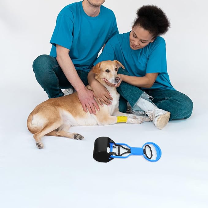 Portable Pet Poop Pickup Clip with Strong Clamp and Lightweight Design Small Dog and Cat Waste Scooper for Indoor and Outdoor Cleaning Easy One-Handed Use Shovel Tool