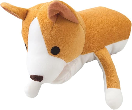 POP Sand Animal Mitten, Plush Dog Chew Toy, Love Dog Corgi, with Whistle, BONBI ALCON