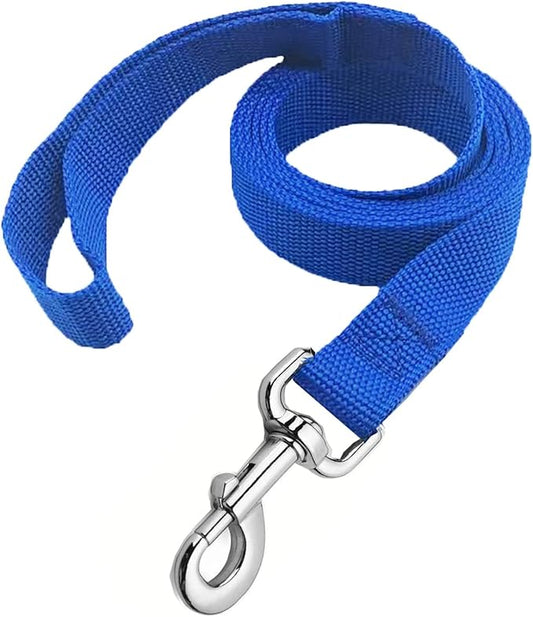 Strong Nylon Dog Leash, 4FT/ 5 FT/ 6FT Dog Leashes for Medium Large Dogs(4 FT, Blue)