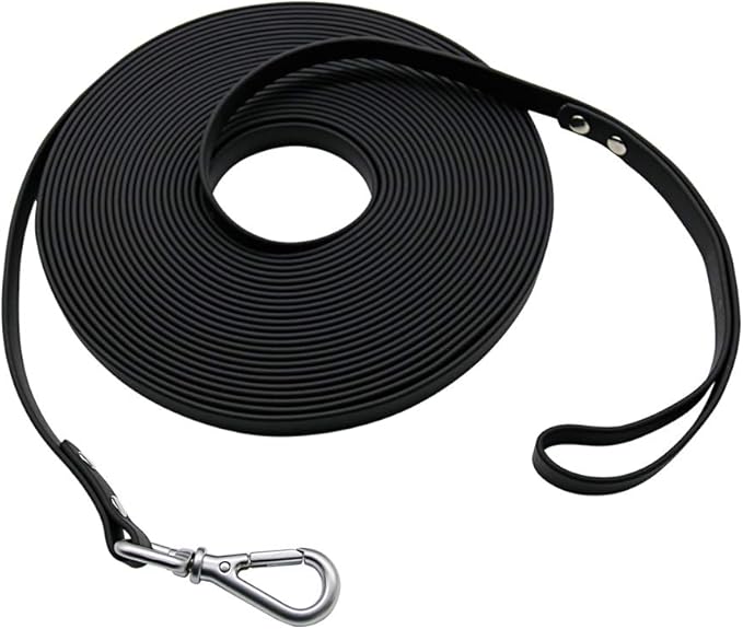 Long Dog Leash Waterproof Recall Training Lead Outdoor Long Line Great for Training, Beach, Play, Camping, or Backyard