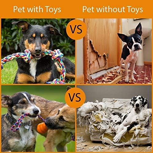 Puppy Toys, Box of 13 Puppy Dog Rope Chew Toys Designed for Playtime, Made for Chewing, Teething, and Calming Anxiety in New Puppies and Small Dogs, Bundle Includes a BONUS Storage Bag