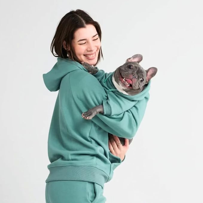 Spark Paws Human Hoodie - Premium Quality, Buttery Soft, Superior Comfort and Fit, Calming Fleece Interior, Suitable for All Styles - Teal - 2XL