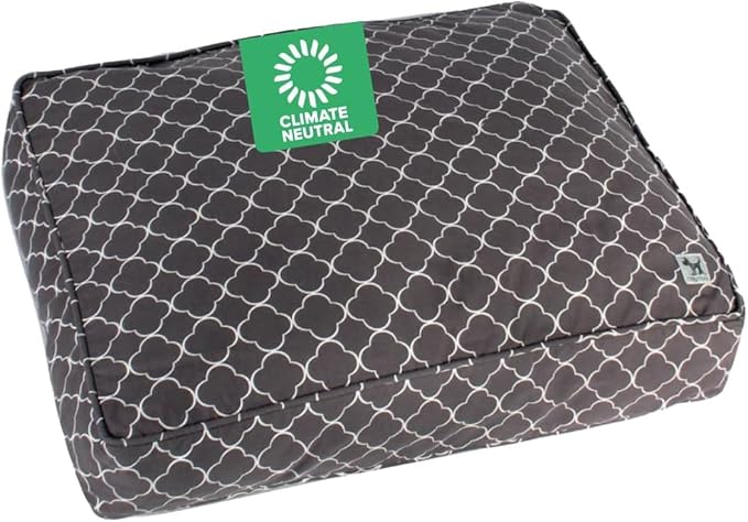 Molly Mutt Medium to Large Dog Bed Cover- Clark Gable Print - Measures 27”X36”X5’’ - 100% Cotton - Durable - Breathable - Sustainable - Machine Washable Dog Bed Cover (Dd70b)