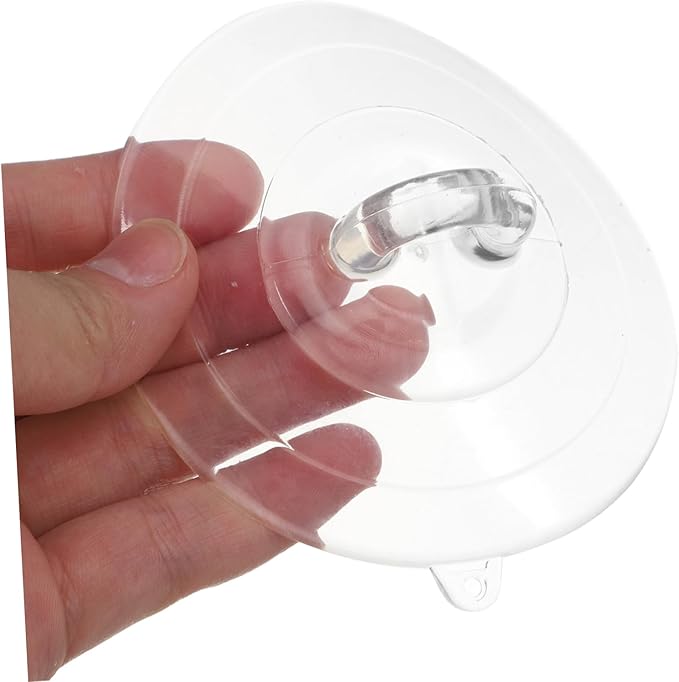 MERRYHAPY 8pcs Cat Window Perch Suction Cups Transparent High-Strength Replacement Parts with Screws for Secure Installation Windows
