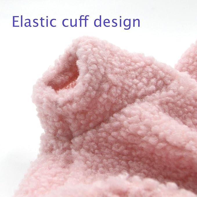 Adorable Plush Bunny Pet Costume - Soft & Warm with Removable Pom-Pom Tail – Perfect for Easter, Halloween, and Everyday Wear (Pink & Blue)