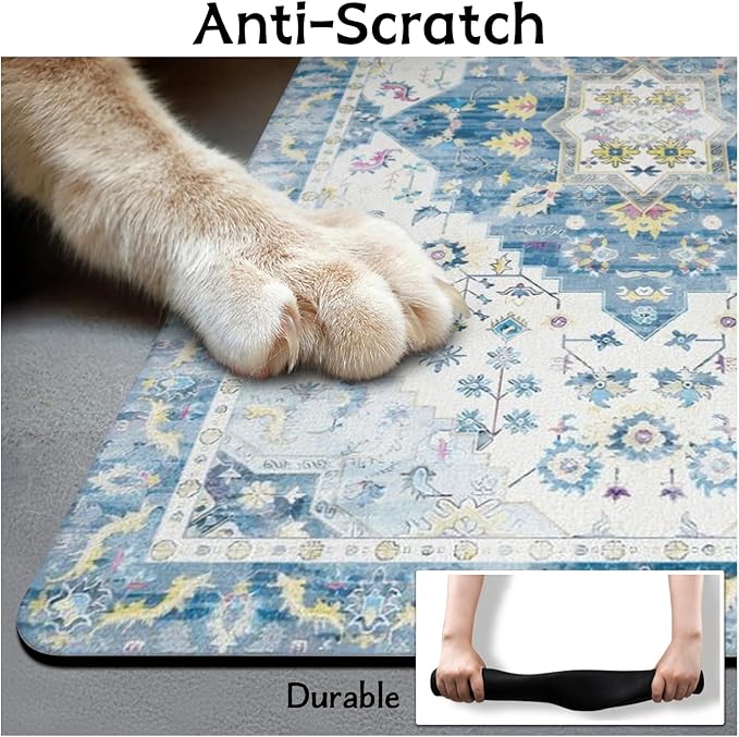 Pet Food Mats for Floor, Absorbent Dog Mat for Food and Water Dispenser Mat, Dog Food Mat Quick Dry Cat Food Mat Pet Supplies