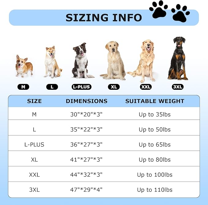 Sunheir Washable Jumbo Extra Large Dog Bed Covers Soft Plush Replacement, Waterproof Dog Bed Liner, Pet Bed Cover with Zipper 47x29x4 Inches, Grey, Cover Only