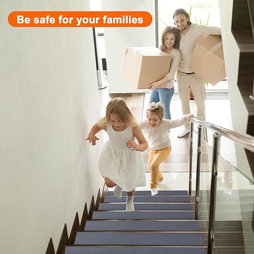 Qingluan Grip Tape, Anti Slip Tape Outdoor/Indoor Waterproof, Non Slip Tape for Stair Steps, Tread Staircases, Ramps, Skateboards (Grey Tape, 7.8" x 33Ft)