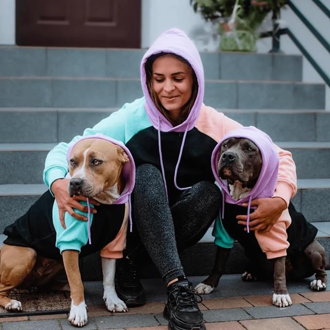 Spark Paws Human Hoodie - Premium Quality, Buttery Soft, Superior Comfort and Fit, Calming Fleece Interior, Suitable for All Styles – Cyber Color Block - 2XL