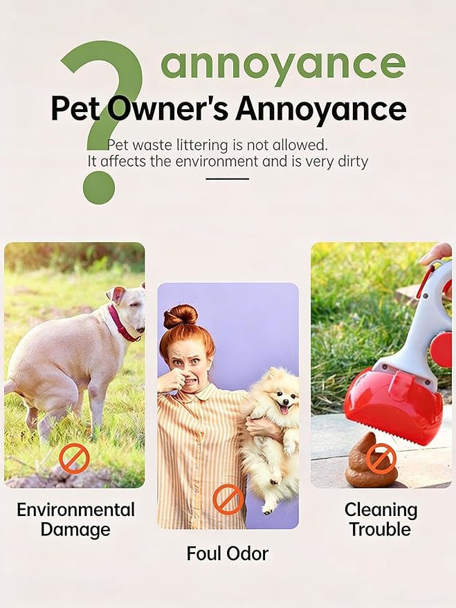 Enhanced Strength Dog Poop Bags 300 Count Scented Rolls | Leak-Proof Extra Thick Pet Waste Bags for Large Dogs and Puppy with Dispenser.