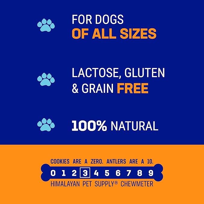 yaky Yum Himalaya Cheese Treats | Lactose Free | Gluten Free | Grain Free | USA Made | for All Breeds | Peanut Butter Cheese Chew (Pack of 2)
