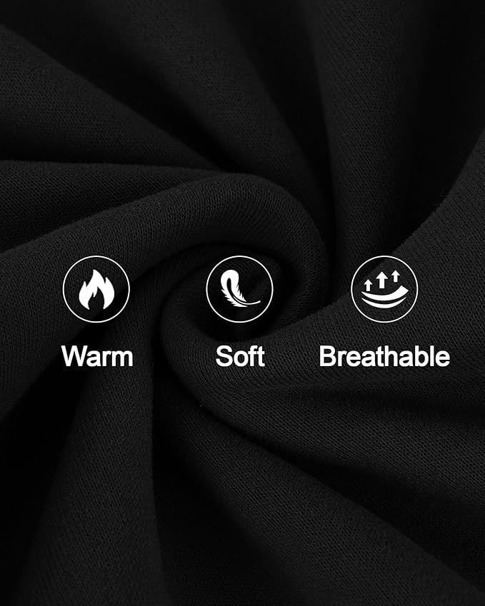 XPUDAC Matching Hoodie for Dogs and Humans Fleece Sweatshirt Soft Warm Pet Hoodie Sweater for Large Small Medium Dog and Owner Matching Clothes Cold Weather, Black, Small