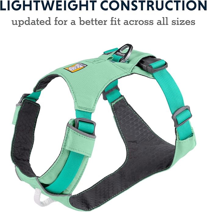 Ruffwear, Hi & Light, Everyday Lightweight Dog Harness, Trail Running, Walking, Hiking, All-Day Wear, Alpenglow Pink, XXX-Small