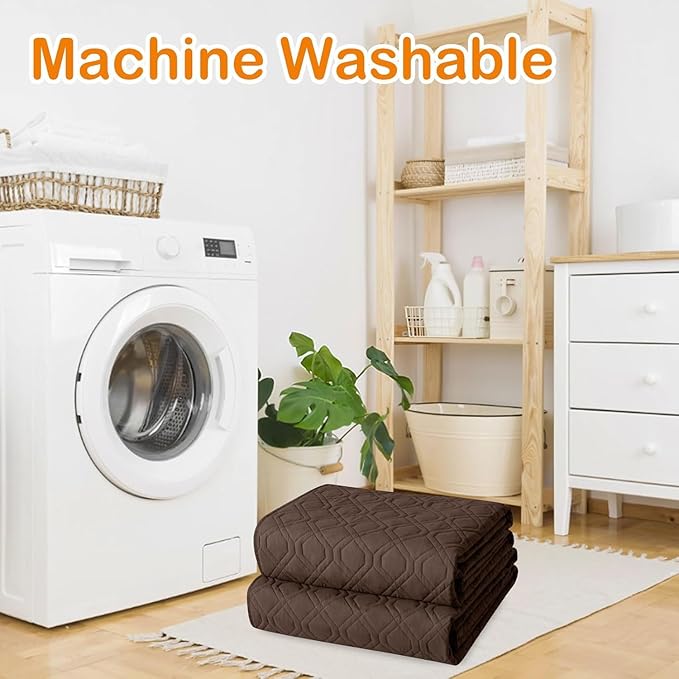 hyha Waterproof Dog Bed Blanket, Soft Pet Blankets, Waterproof Couch Cover for Dogs, Reversible Sofa Covers Washable for Furniture (68x82 Inch, Chocolate/Chocolate)