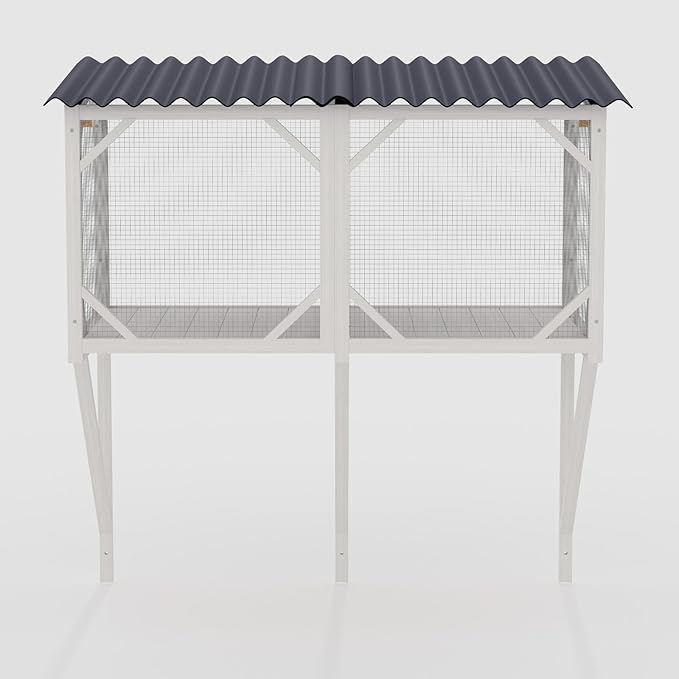 Cat Window Box Catio, Outdoor Cat Enclosure, All-Weather Window Perch for Indoor Cats, Safe Sunbathing Space with 360° View, Easy Installation for Home, Apartment