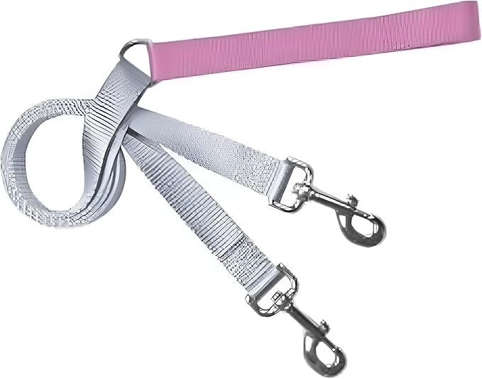 2 Hounds Freedom No Pull 1 Inch Training Leash ONLY Works with No Pull Harnesses (Light Pink)