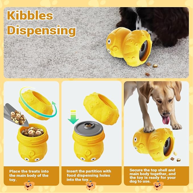 Aggressive Chew Toys for Large Dogs, Pet Valentine Anxiety Relief for Dogs Toy, Dog Chew Toys Indestructible Frozen Dog Treat Toy for Peanut Butter Reduces Anxiety, Octopus