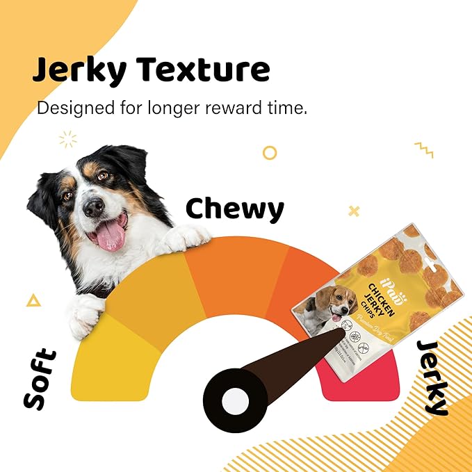 iPaw 5 Stock-Up Combo Chicken Chips Dog Treats for Puppy Training, All Natural Human Grade Dog Treat, Hypoallergenic, Easy to Digest (Chicken Chips), 5 Packs