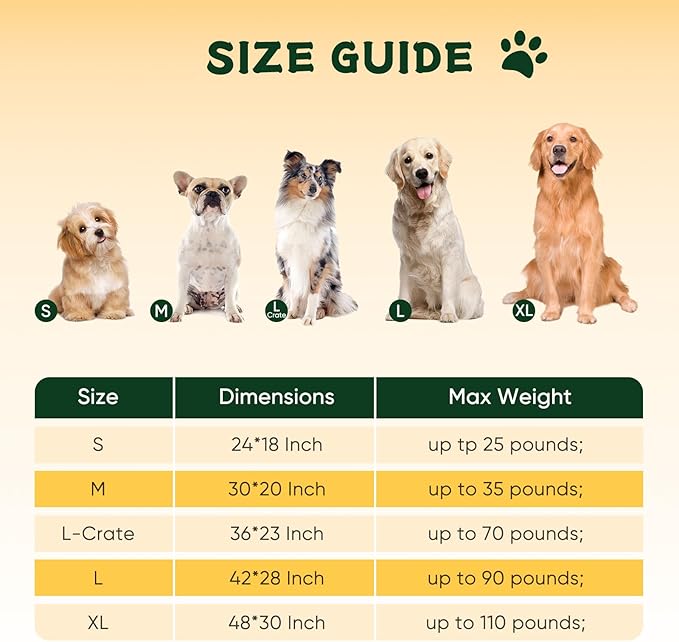 Dog Crate Bed Washable, Plush Anti-Slip Kennel Pad with Soft Flat Cushioning, Home Crate Use, Travel, and Training in Metal or Plastic Dog Cages, 24 x 18 Inch, Grey